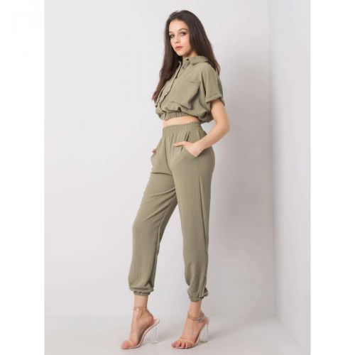 RUE PARIS Khaki casual set