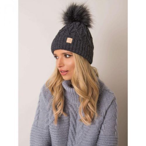 RUE PARIS Ladies' dark gray cap
