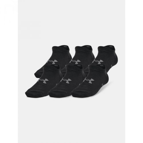 Under Armour Socks UA Yth Essential No Show 6pk-BLK - unisex