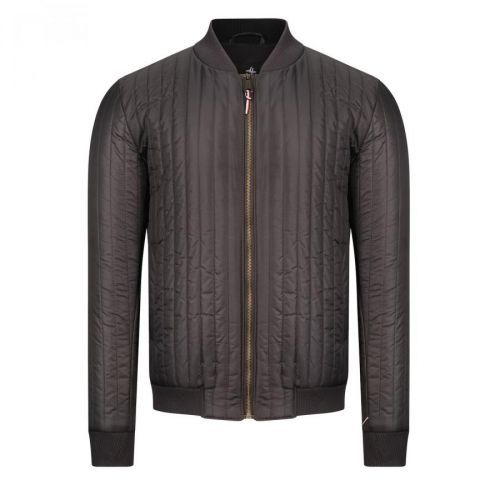 M8643 DEWBERRY MEN'S COAT-PATTERNED ANTHRACIC
