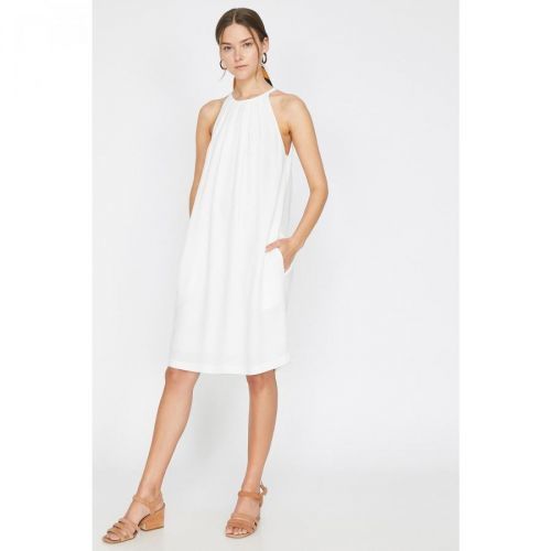 Koton Women's Ecru Dress