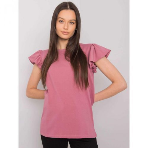 Dusty pink women's cotton blouse