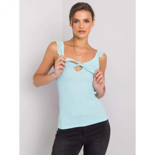 Mint striped top
