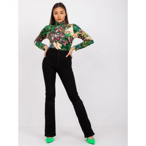 Small navy blue leather men's handbag