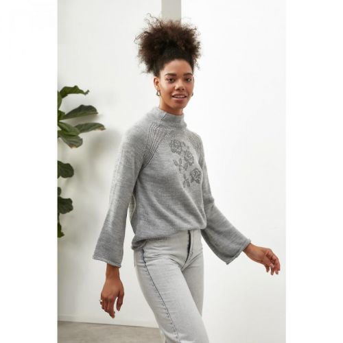 Trendyol Anthracite Knitwear Sweater