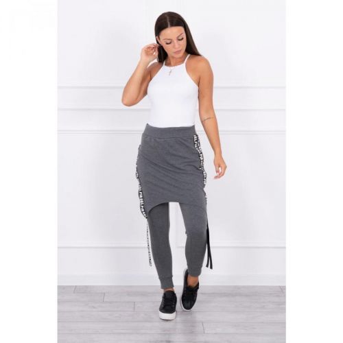 Pants/Suit with selfie lettering graphite
