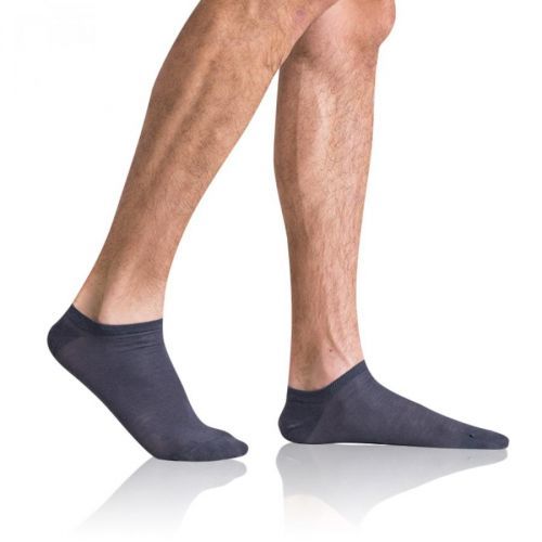 Bellinda GREEN ECOSMART MEN IN-SHOE SOCKS - Pánske eko členkové ponožky - sivý melír