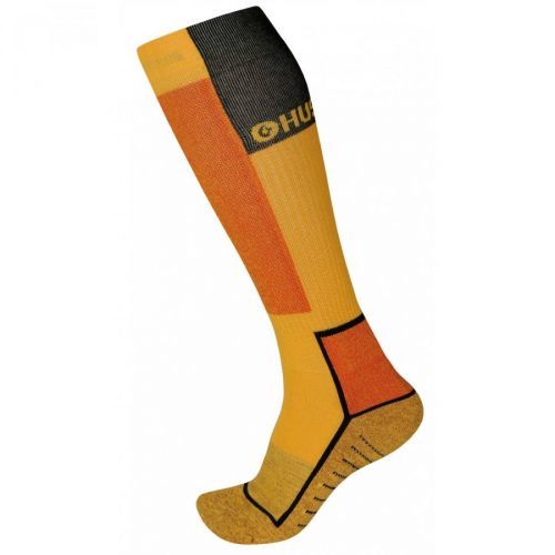 Snow-ski socks yellow / black