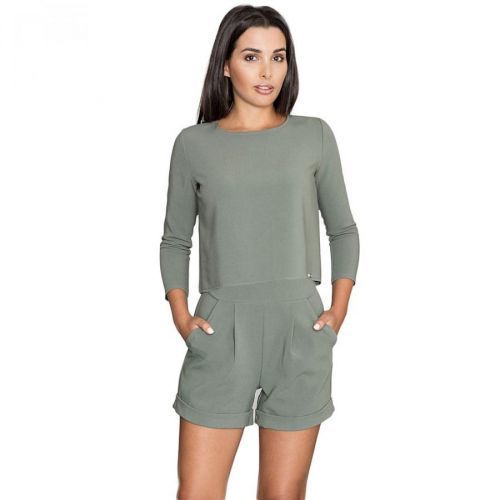Figl Woman's Jumpsuit M445 Olive