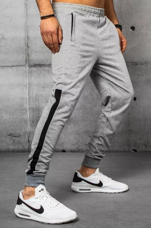 Light gray men's sweatpants Dstreet UX3236