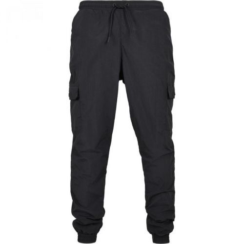 Cargo Nylon Track Pants Black