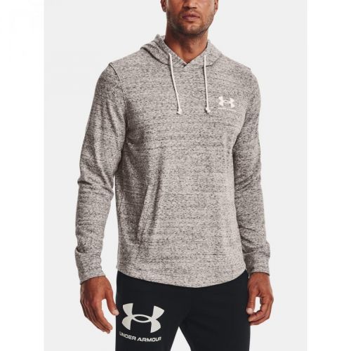 Under Armour Sweatshirt UA RIVAL TERRY LC HD-WHT - Mens