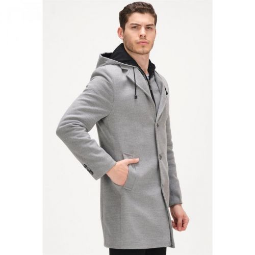PLT8376 DEWBERRY MEN'S COAT-GRAY