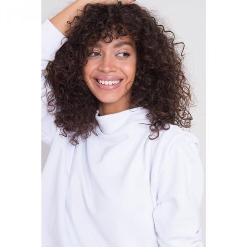 BSL White cotton sweatshirt