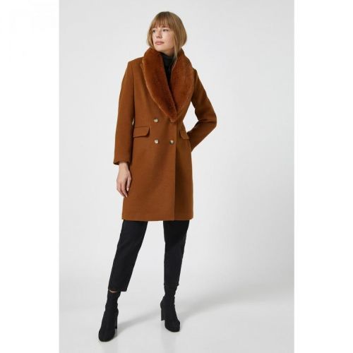 Koton Women's Brown Coat