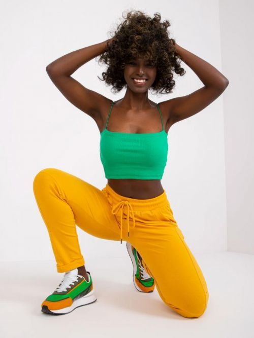 Teplákové nohavice-RV-DR-7806.32 svetlo oranžová S