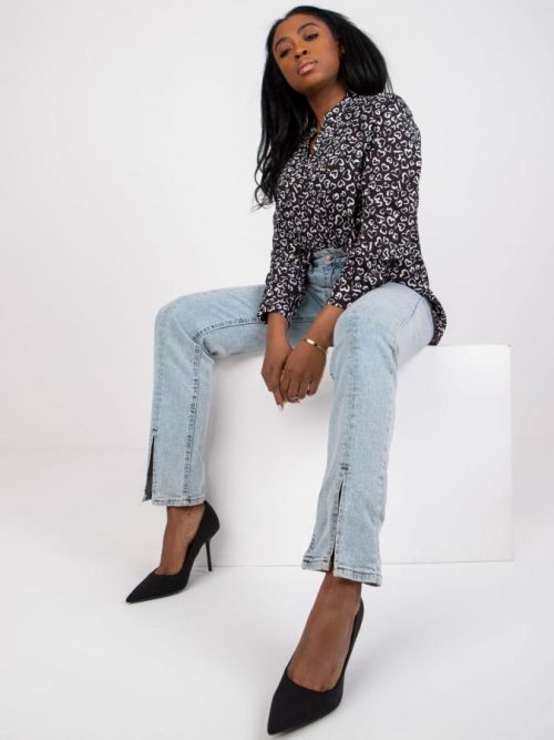 Blúzka-DHJ-BZ-6825.56-čierna jedna veľkosť