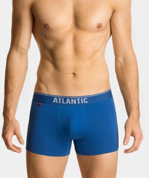 Pánske boxerky Atlantic 3MH-045 A'3 MODRO-ŠEDO-ČIERNA L