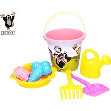 Piesok sada Krtko veľká 3,5 l ružová