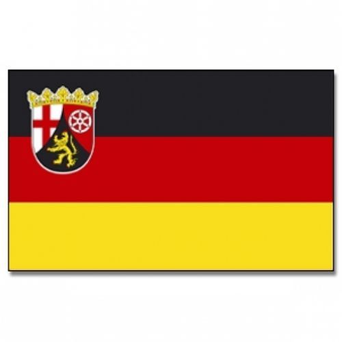 Vlajka Porýnie-Falcko 30 x 45 cm na tyčke