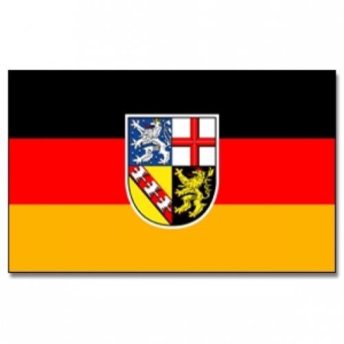 Vlajka Sársko 30 x 45 cm na tyčke