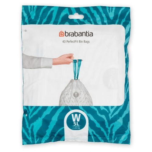 Sáčky do odpadkového koša W PERFECTFIT Brabantia 5 l, 40 ks