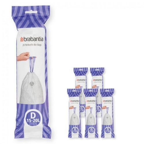 Sáčky do odpadkového koša D PERFECTFIT Brabantia 15-20 l, 120 ks
