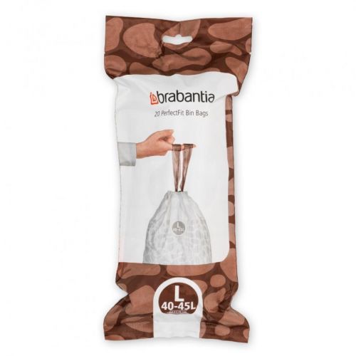Sáčky do odpadkového koša L PERFECTFIT Brabantia 40-45 l, 20 ks v roli