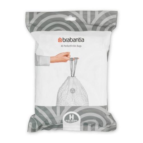Sáčky do odpadkového koša H PERFECTFIT Brabantia 50-60 l, 40 ks