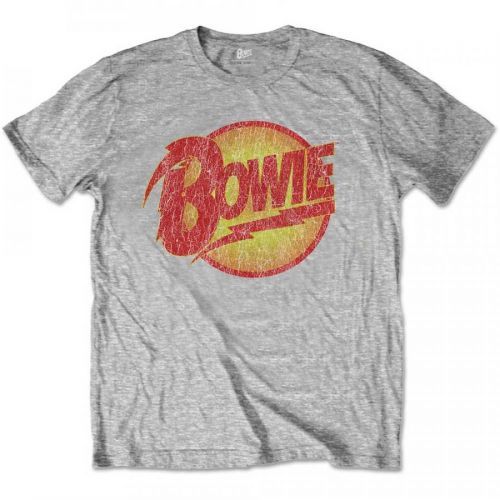 David Bowie tričko Vintage Diamond Dogs Logo Šedá 12-14 rokov