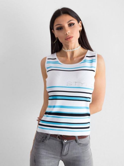 Top-AT-TP-5038.28P-biało-niebieski jedna veľkosť S/M