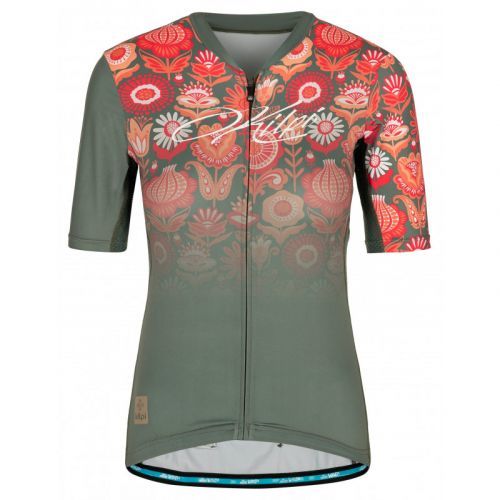 Dámsky cyklistický dres Oreti-w khaki - Kilpi 36