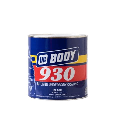 HB BODY 930 - Bitúmenová hmota na podvozok čierna 1 L