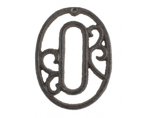 Domové číslo 0, hnedá liatina%