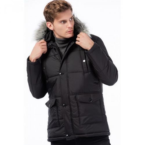 M8635 DEWBERRY MEN's COAT-BLACK