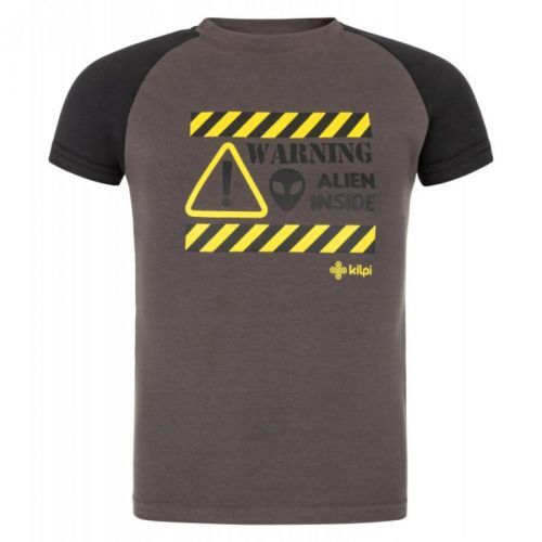 Boy's cotton t-shirt Salo-jb dark gray - Kilpi