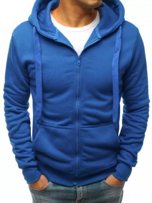 Light blue men's hoodie Dstreet BX5229
