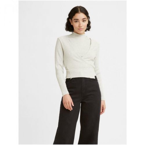 Levi's Beige Women's Ribbed Wrap Sweater/Top 2in1 Levi's® - Women