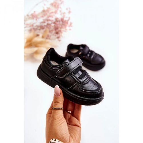 Children's Low Sport Shoes Black Frillo