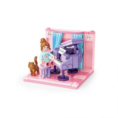Stavebnice Sluban Mini Handcraft Detská izba M38-B0757C