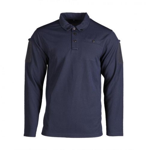 Polokošeľa Mil-Tec Long Quick Dry - navy, 3XL