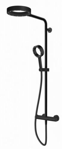 Teorema Select Design - POLO Termostatický sprchový systém, Matná čierna 15253BB-T01