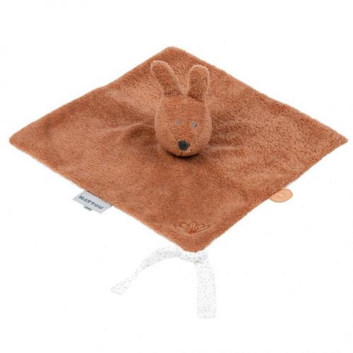 NATTOU Maznáčik zajačik Bonnie SB rust 27x27 cm