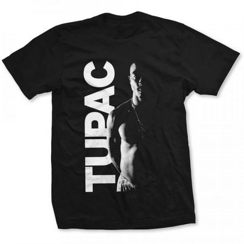 2Pac tričko Side Photo Čierna XXL