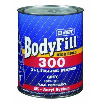 HB BODY FILL 300 - Dvojzložkový akrylátový plnič biela 1 L