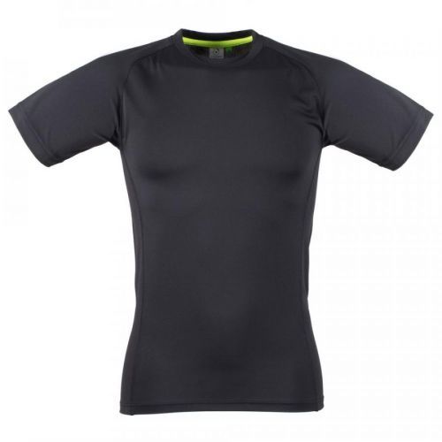 Tombo Pánske športové Slim-Fit tričko - Černá / černá | XS