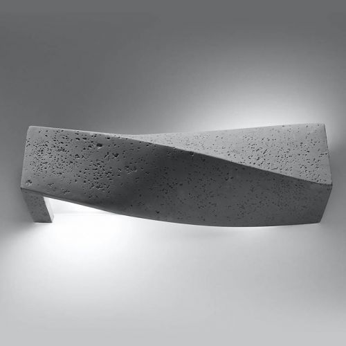 Nástenná lampa Tretten betón