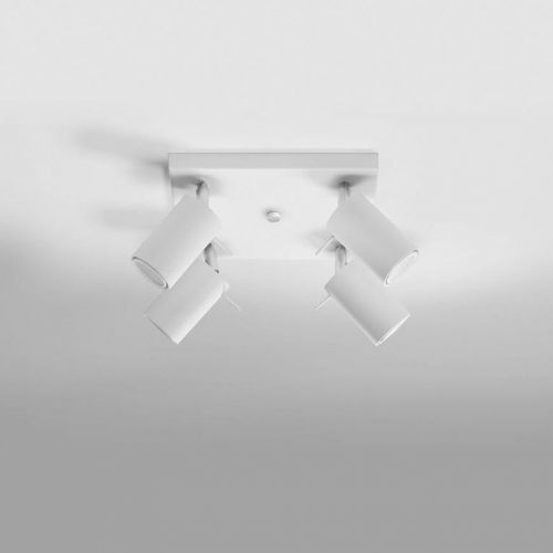 Stropná lampa Tigus 4 biela