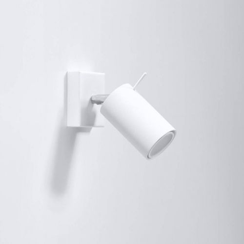 Nástenná lampa Oregon biela