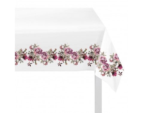 Obrus Ruže 80x80 cm, biely%